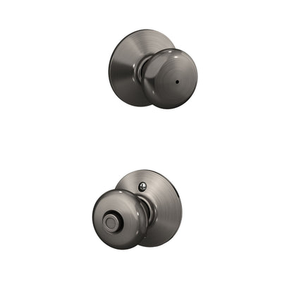 Schlage Plymouth Knob Bed & Bath Lock Standard Trim