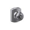 Schlage Plymouth Knob Bed & Bath Lock Greenwich Trim