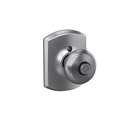 Schlage Plymouth Knob Bed & Bath Lock Greenwich Trim