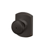 Schlage Plymouth Knob Bed & Bath Lock Greenwich Trim