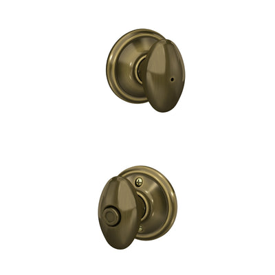 Schlage Siena Knob Bed & Bath Lock Standard Trim