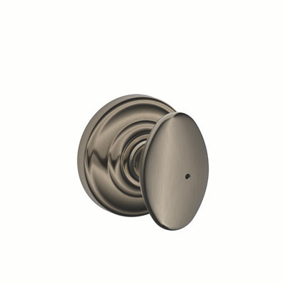 Schlage Siena Knob Bed & Bath Lock Andover Trim