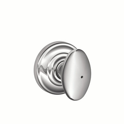 Schlage Siena Knob Bed & Bath Lock Andover Trim