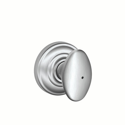 Schlage Siena Knob Bed & Bath Lock Andover Trim