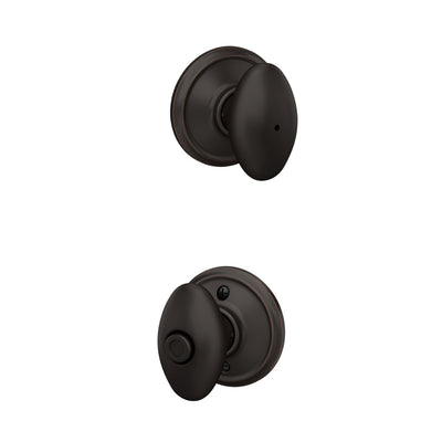 Schlage Siena Knob Bed & Bath Lock Standard Trim