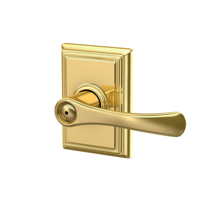 Schlage Avila Lever Bed & Bath Lock Addison Trim