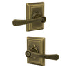 Schlage Avila Lever Bed & Bath Lock Addison Trim