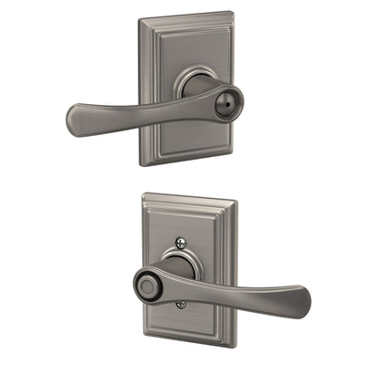 Schlage Avila Lever Bed & Bath Lock Addison Trim