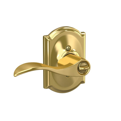 Schlage Accent Lever Keyed Entry Lock Camelot Trim