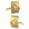 Schlage Accent Lever Keyed Entry Lock Century Trim