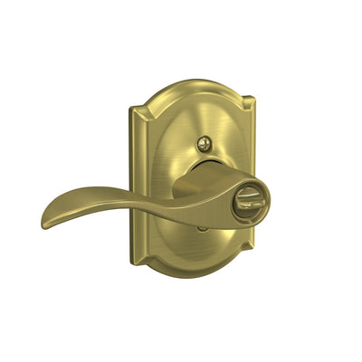 Schlage Accent Lever Keyed Entry Lock Camelot Trim