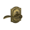 Schlage Accent Lever Keyed Entry Lock Camelot Trim