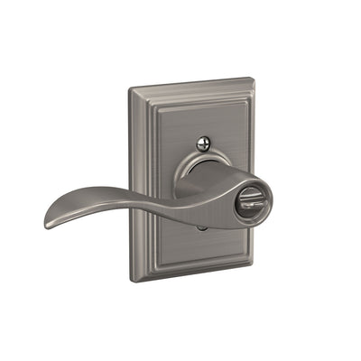 Schlage Accent Lever Keyed Entry Lock Addison Trim