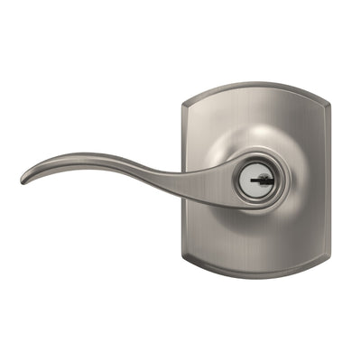 Schlage Accent Lever Keyed Entry Lock Greenwich Trim