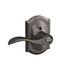 Schlage Accent Lever Keyed Entry Lock Camelot Trim