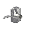 Schlage Accent Lever Keyed Entry Lock Camelot Trim