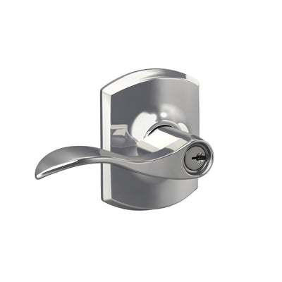 Schlage Accent Lever Keyed Entry Lock Greenwich Trim