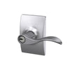 Schlage Accent Lever Keyed Entry Lock Century Trim