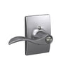 Schlage Accent Lever Keyed Entry Lock Century Trim