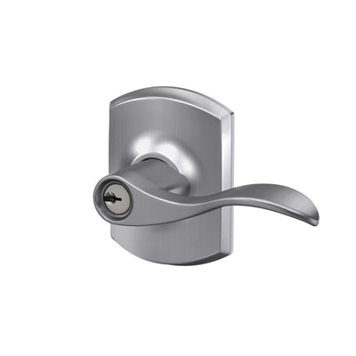 Schlage Accent Lever Keyed Entry Lock Greenwich Trim