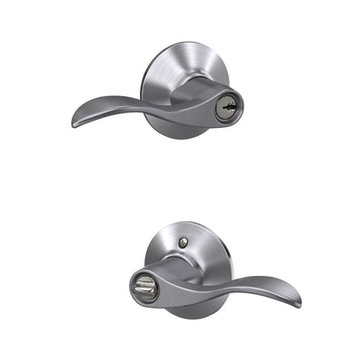 Schlage Accent Lever Keyed Entry Lock Standard Trim