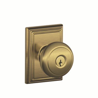 Schlage Andover Keyed Entry Lock Addison Trim