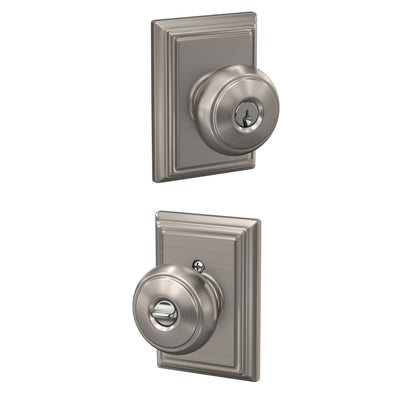 Schlage Andover Keyed Entry Lock Addison Trim