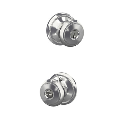 Schlage Andover Knob Keyed Entry Lock Standard Trim