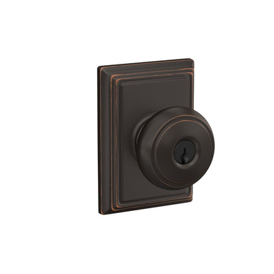 Schlage Andover Keyed Entry Lock Addison Trim