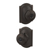 Schlage Knob Keyed Entry Lock Camelot Trim