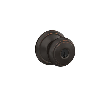 Schlage Andover Knob Keyed Entry Lock Standard Trim