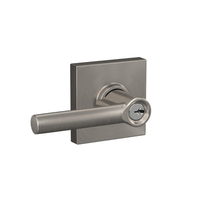 Schlage Broadway Lever Keyed Entry Lock Collins Trim