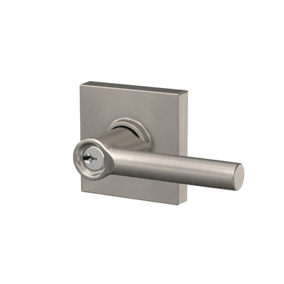 Schlage Broadway Lever Keyed Entry Lock Collins Trim