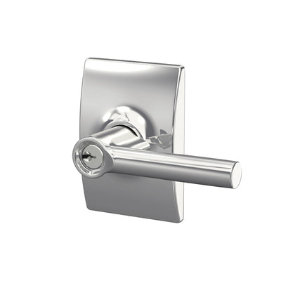 Schlage Broadway Lever Keyed Entry Lock Century Trim