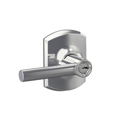 Schlage Broadway Lever Keyed Entry Lock Greenwich Trim