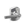 Schlage Broadway Lever Keyed Entry Lock Greenwich Trim