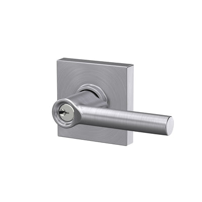 Schlage Broadway Lever Keyed Entry Lock Collins Trim