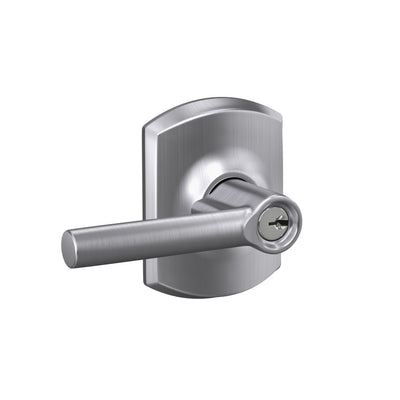 Schlage Broadway Lever Keyed Entry Lock Greenwich Trim