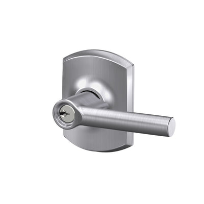 Schlage Broadway Lever Keyed Entry Lock Greenwich Trim