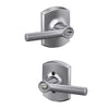 Schlage Broadway Lever Keyed Entry Lock Greenwich Trim