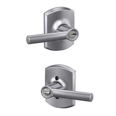 Schlage Broadway Lever Keyed Entry Lock Greenwich Trim