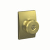 Schlage Bowery Knob Keyed Entry Lock Century Trim