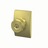 Schlage Bowery Knob Keyed Entry Lock Century Trim