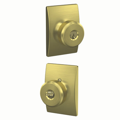 Schlage Bowery Keyed Entry Lock Greenwich Trim