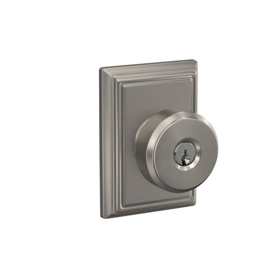 Schlage Bowery Knob Keyed Entry Lock Addison Trim