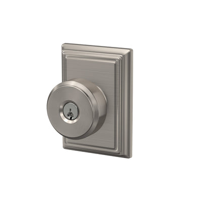 Schlage Bowery Knob Keyed Entry Lock Addison Trim