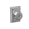 Schlage Bowery Knob Keyed Entry Lock Addison Trim