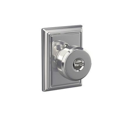 Schlage Bowery Knob Keyed Entry Lock Addison Trim