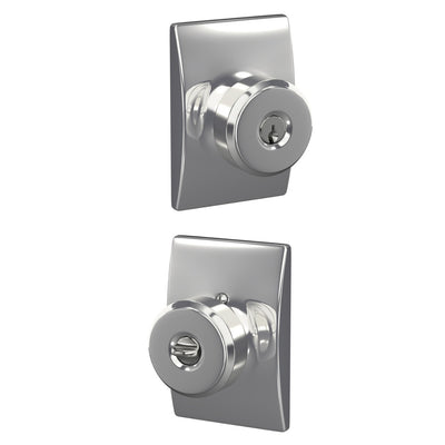 Schlage Bowery Keyed Entry Lock Greenwich Trim