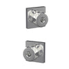 Schlage Bowery Knob Keyed Entry Lock Collins Trim